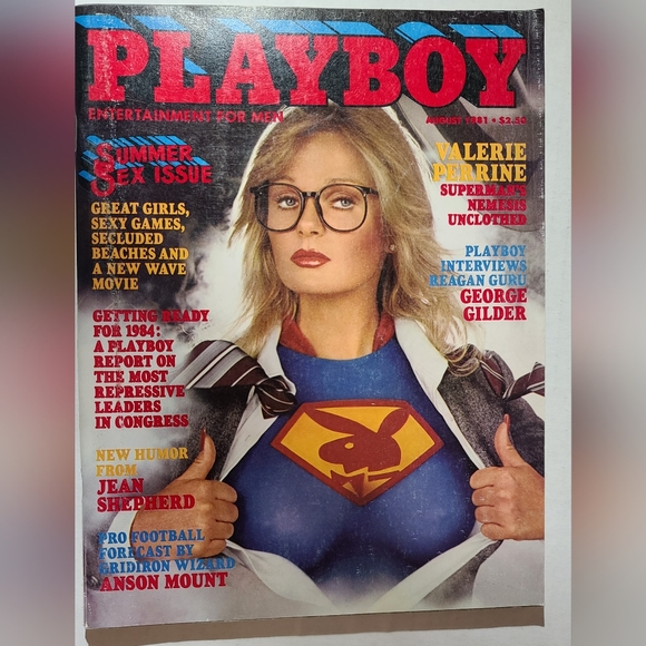 PLAYBOY Other Aug 981 Playboy Valerie Perrine George Gilder Jan